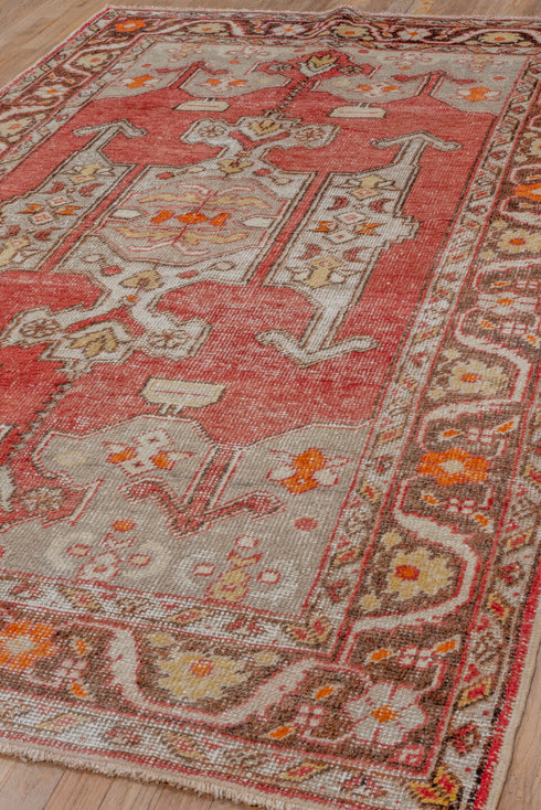 Vintage Oushak Area Rug (5' x 8')